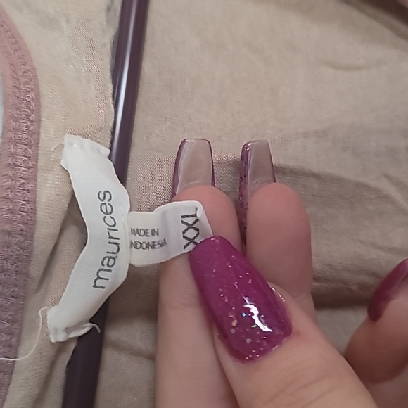 Maurices XXL rose lace tank - Picture 4 of 5